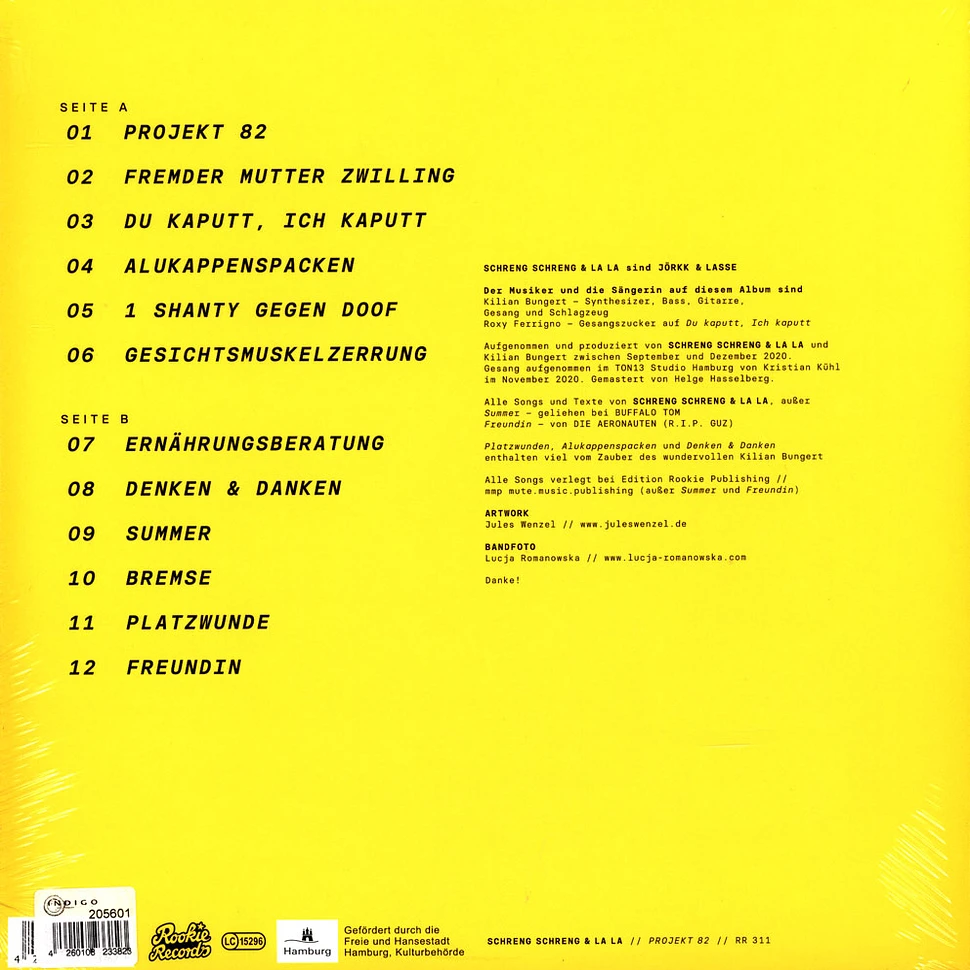 Schreng Schreng & La La - Projekt 82 Colored Vinyl Edition