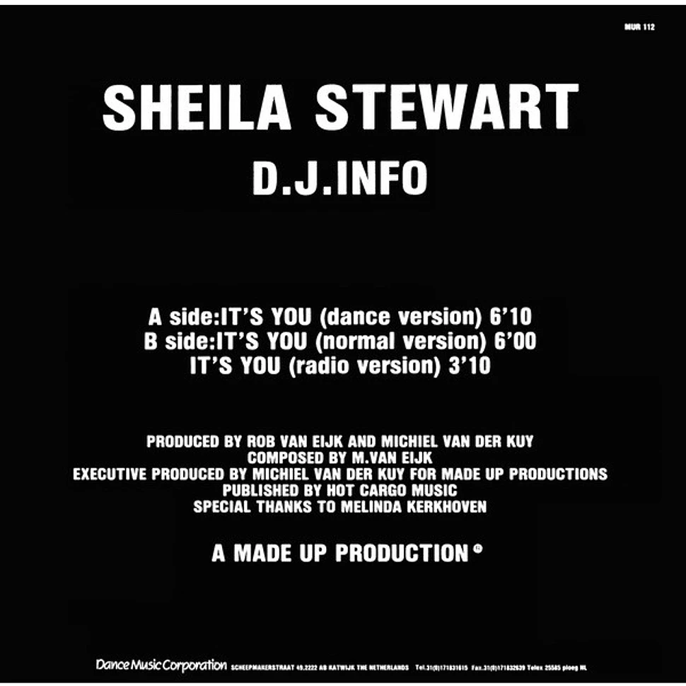 Sheila Stewart - It's You