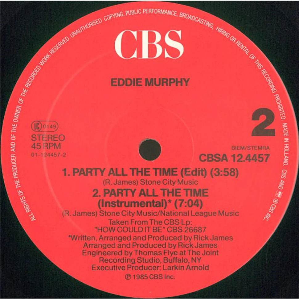 Eddie Murphy - Party All The Time (Album Version)