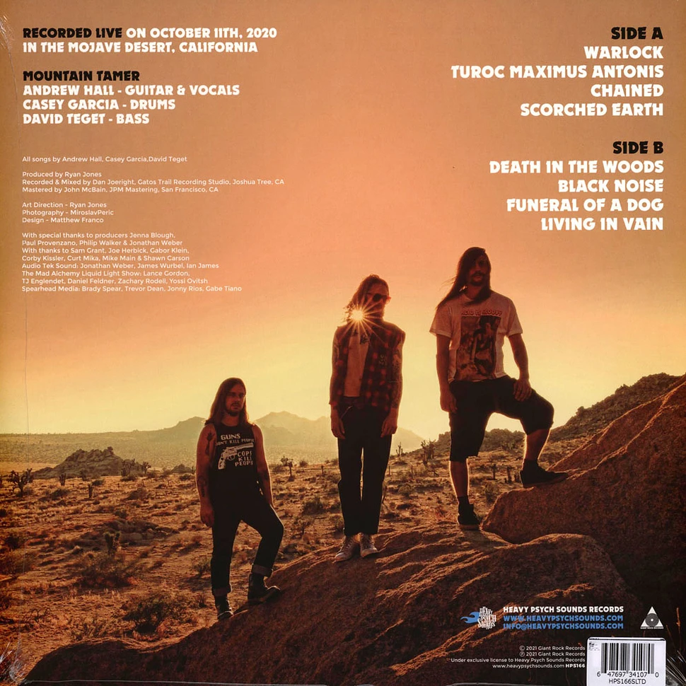 Mountain Tamer - Live In The Mojave Desert Volume 5 Blue And White Vinyl Edition