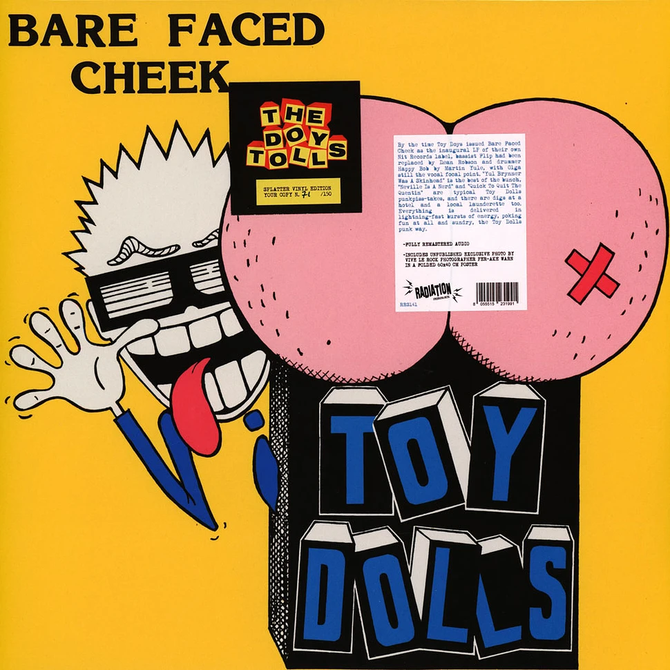 Toy Dolls - Bare Faced Cheek Splattered Vinyl Edition