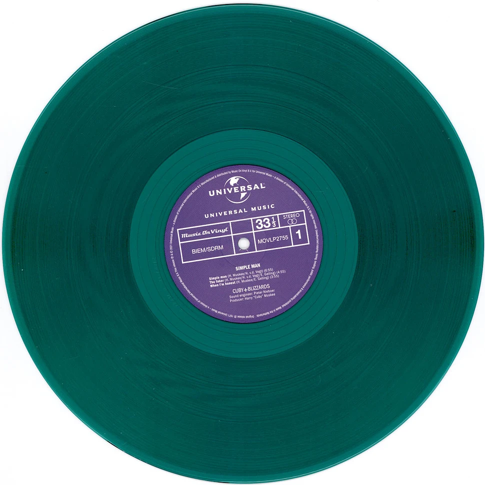 Cuby & Blizzards - Simple Man Green Vinyl Edition