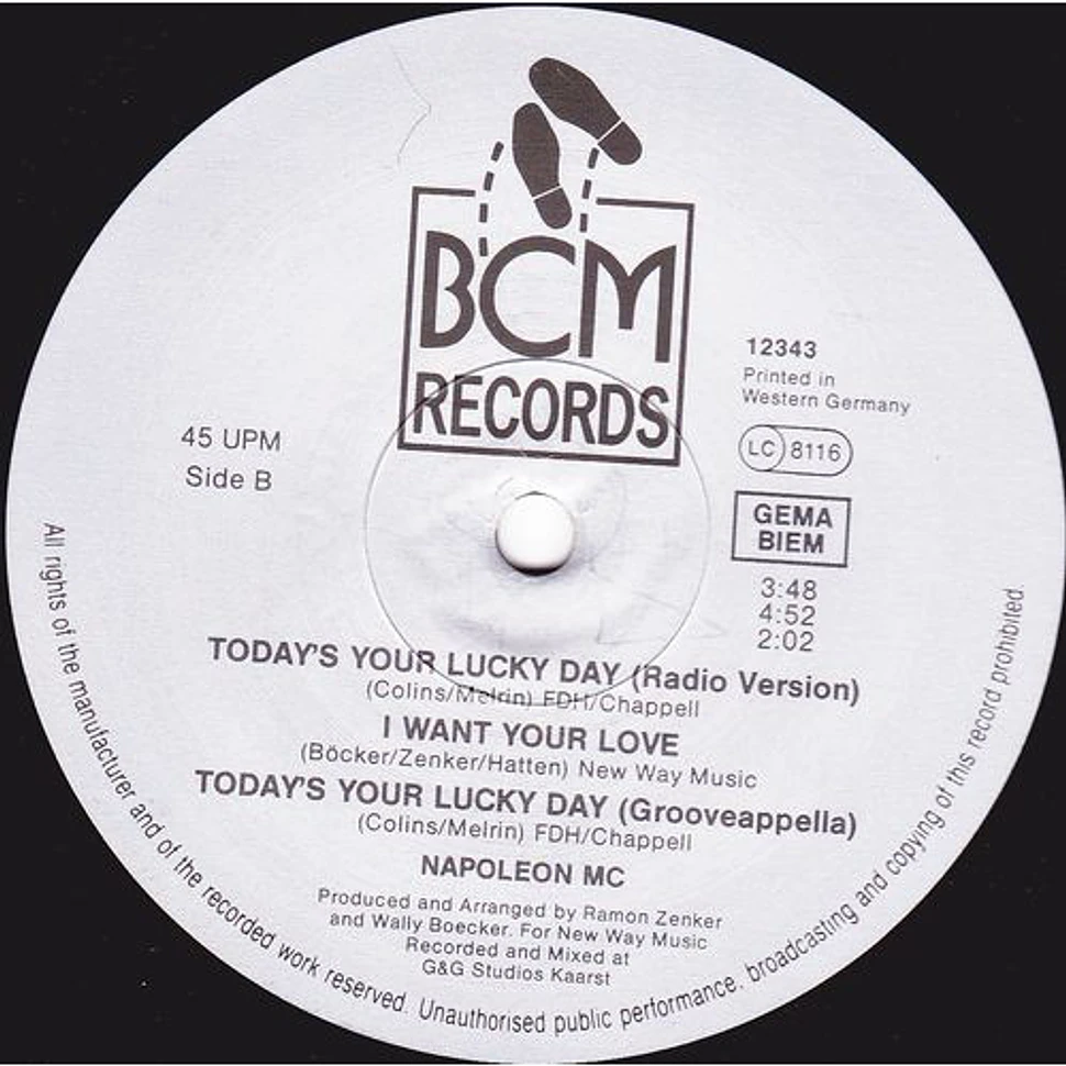 Napoleon MC - Today's Your Lucky Day