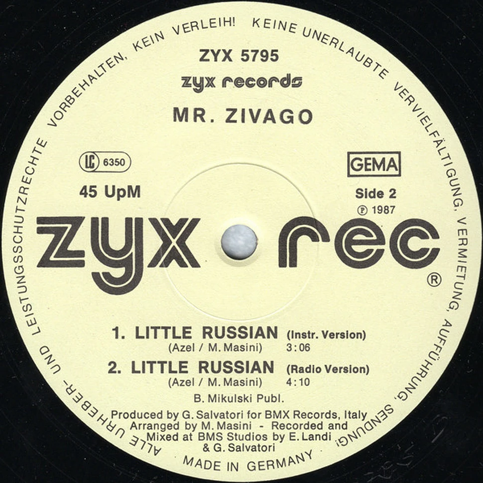 Mr. Zivago - Little Russian