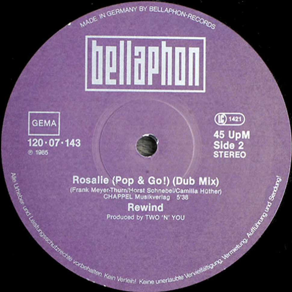 Rewind - Rosalie (Pop & Go!)