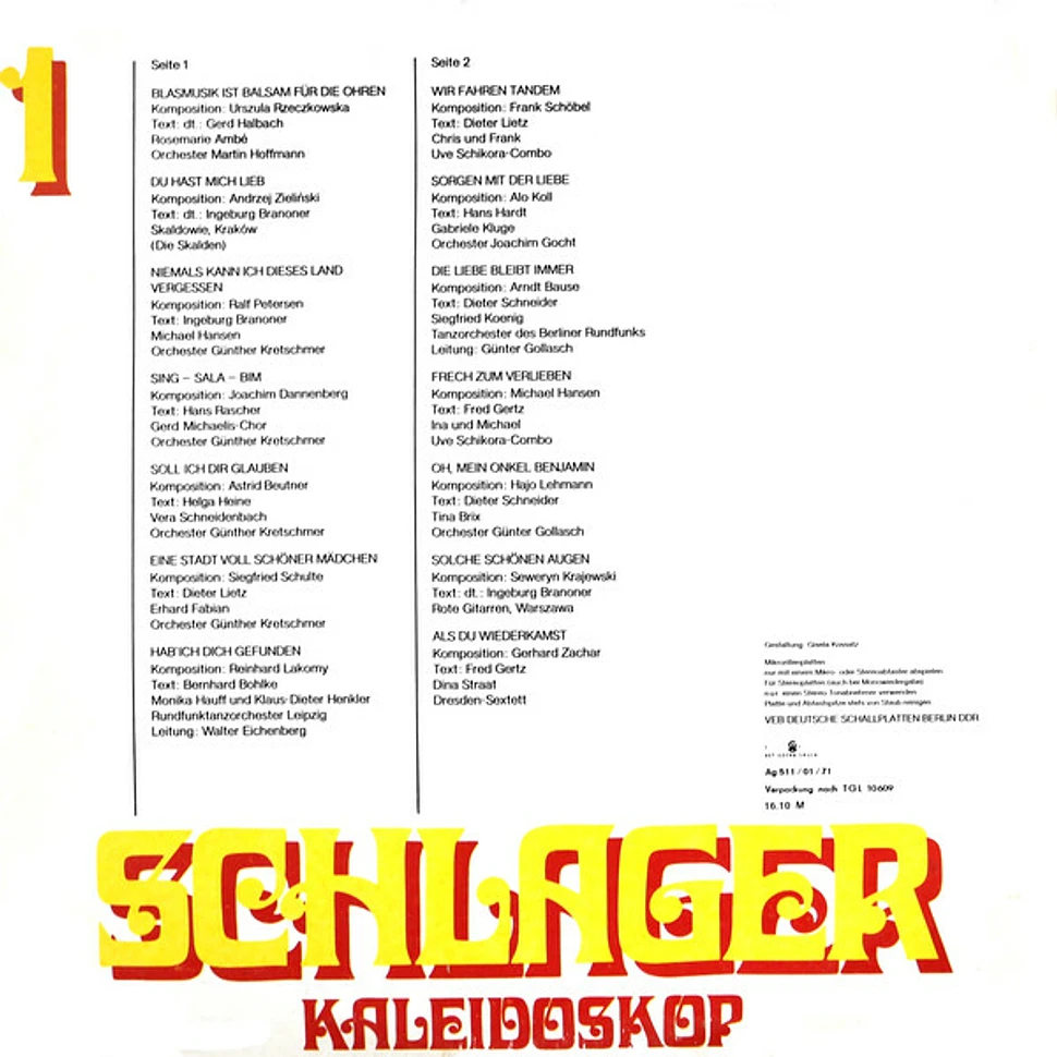 V.A. - Schlager-Kaleidoskop 1/71