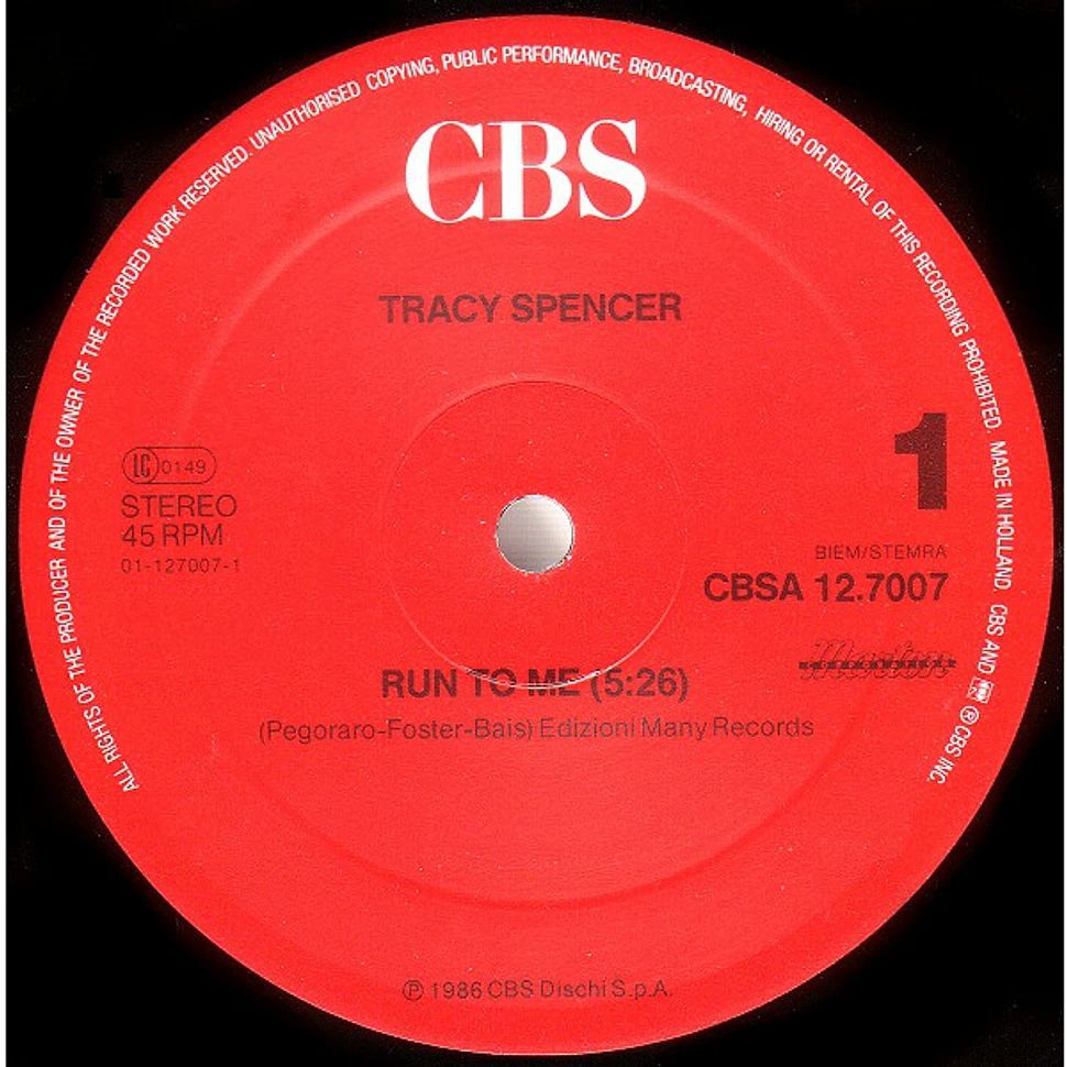 Tracy Spencer - Run To Me