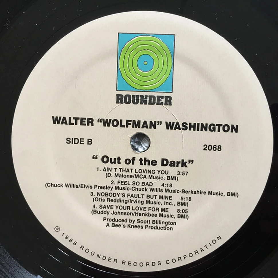 Walter "Wolfman" Washington - Out Of The Dark