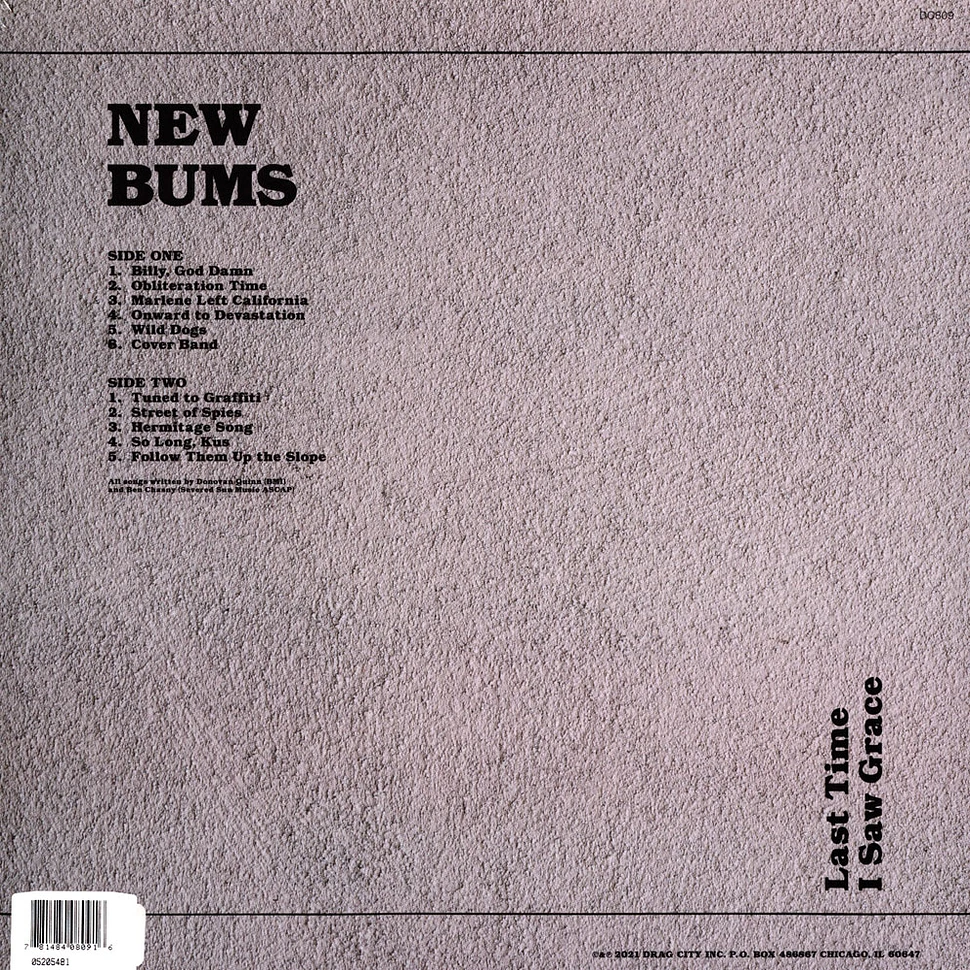 New Bums - Last Time I Saw Grace