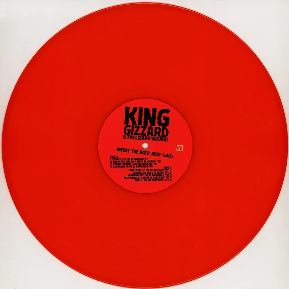 King Gizzard & The Lizard Wizard - Infest The Rats' Nest (Live) Orange Crush Vinyl Edition