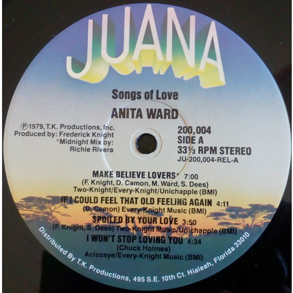 Anita Ward - Songs Of Love