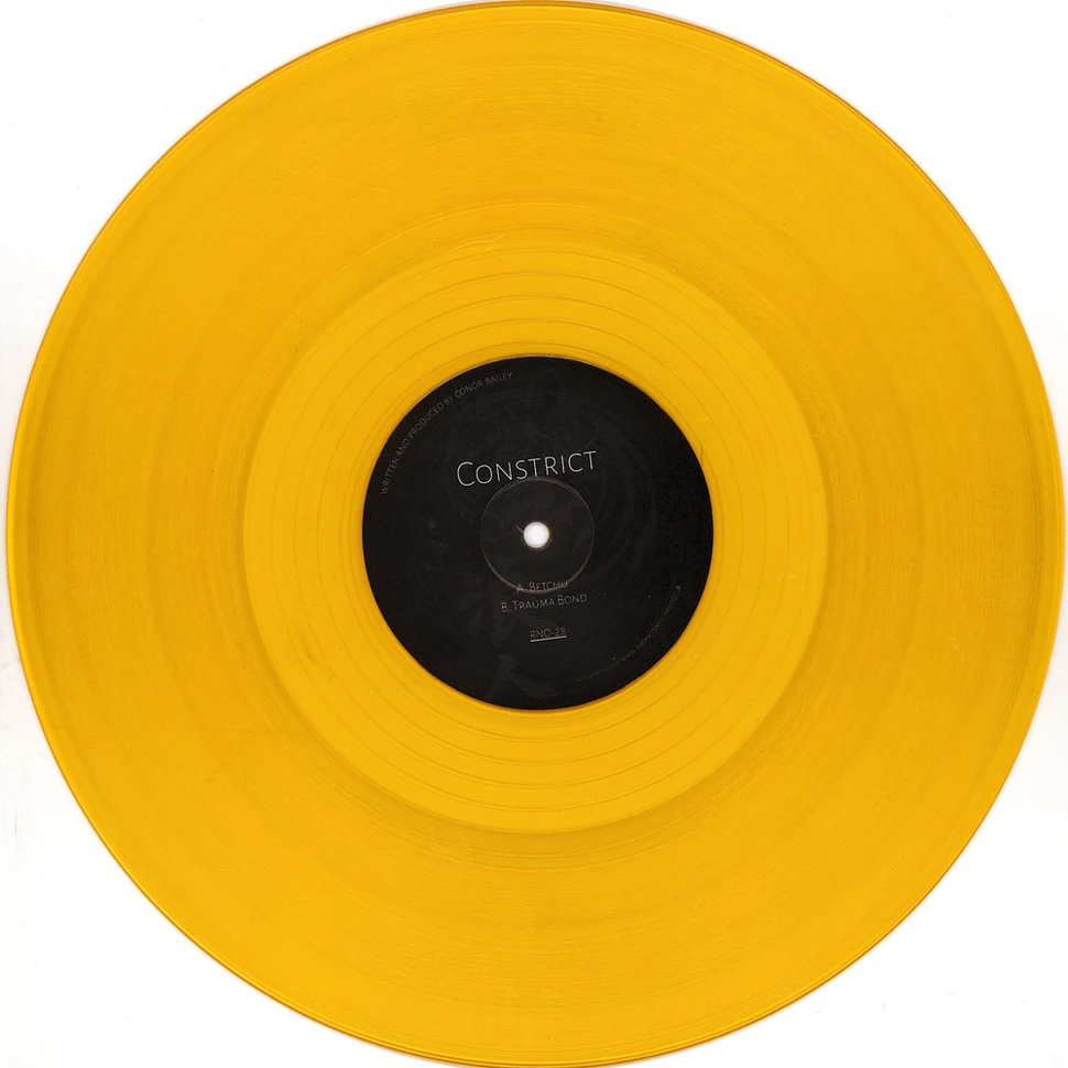 Artist - Constrict Orange Vinyl Edition