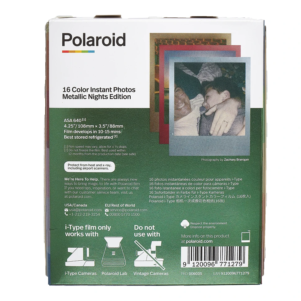 Polaroid - Color i-Type Film Double Pack Metallic Nights Edition