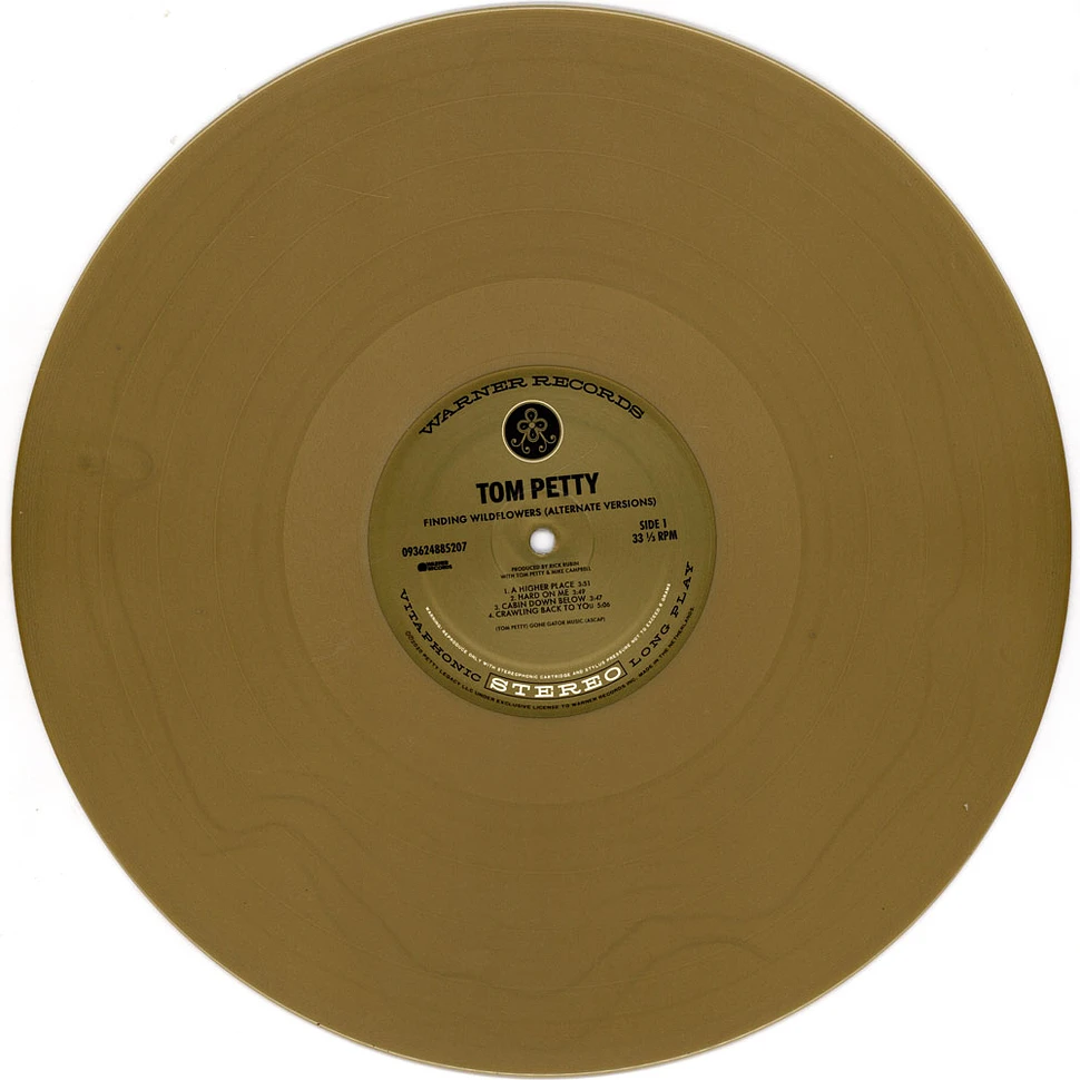 Tom Petty - Finding Wildflowers Alternate Versions Indie Exclusive Gold Vinyl Edition