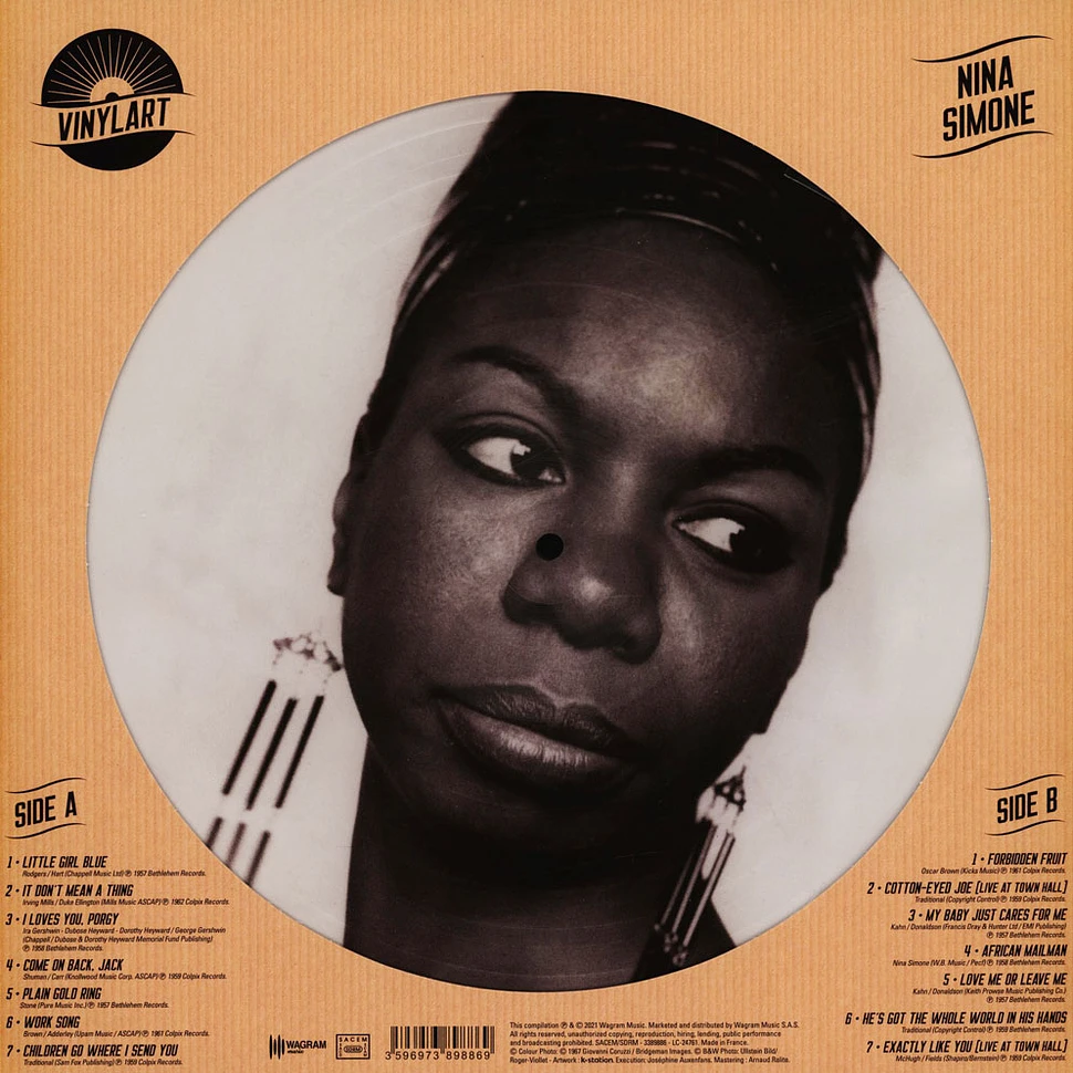 Nina Simone - Vinylart - Nina Simone Picture Disc Edition