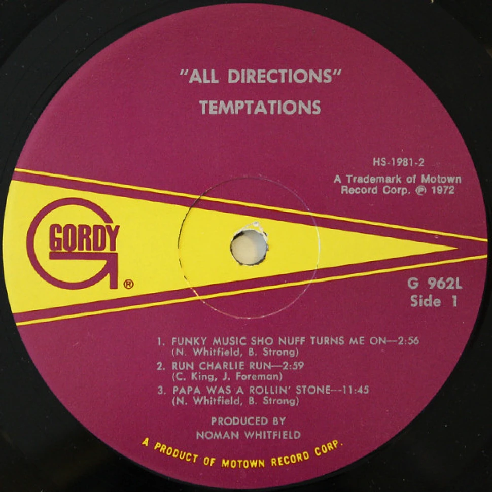 The Temptations - All Directions