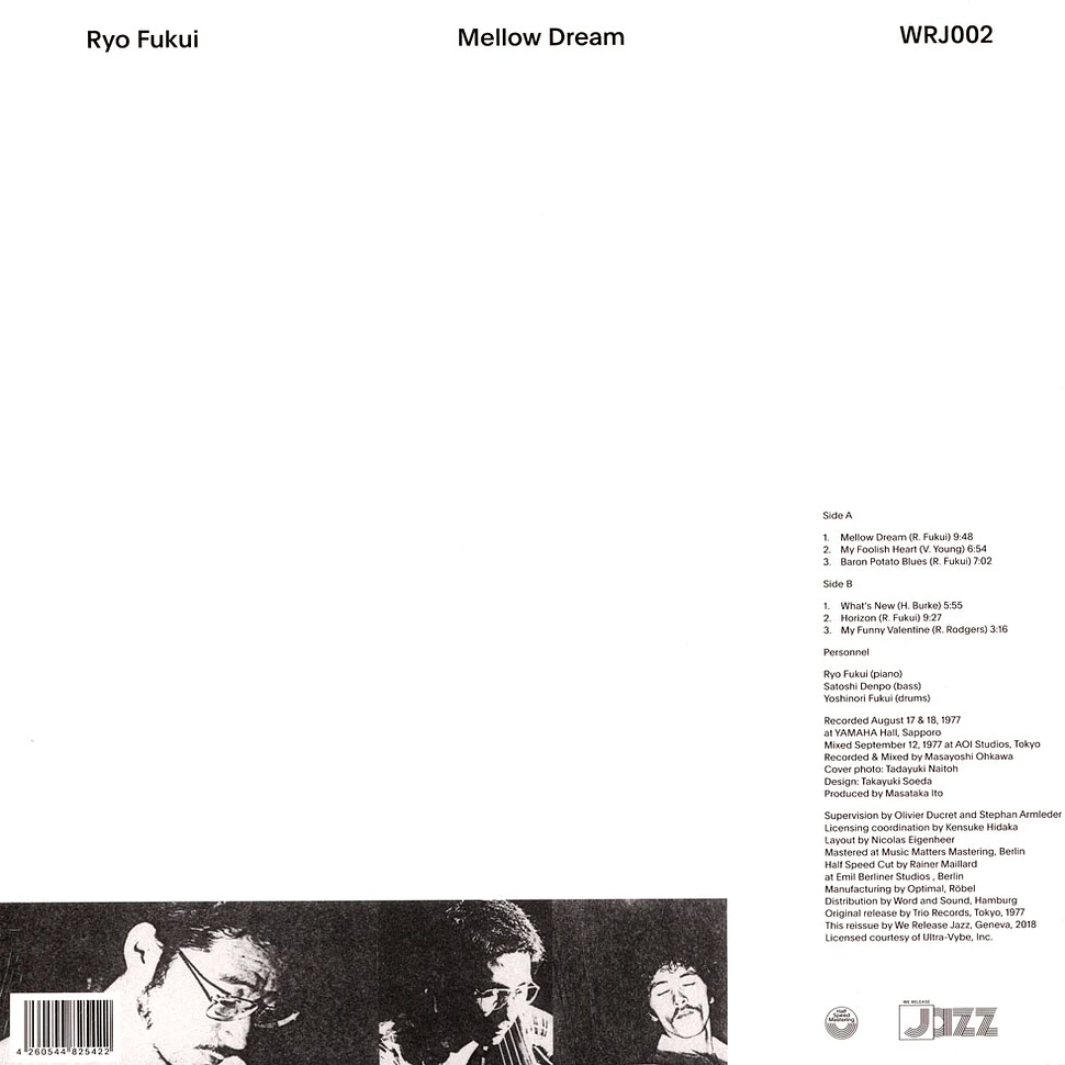 Ryo Fukui - Mellow Dream HHV Summer Of Jazz Exclusive Blue Vinyl Edition