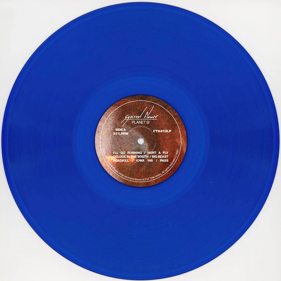 Squirrel Flower - Planet (I) Transparent Blue Vinyl Edition