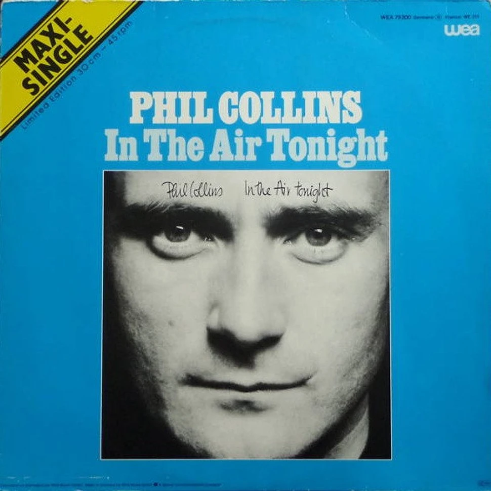 Phil Collins - In The Air Tonight - Vinyl 12