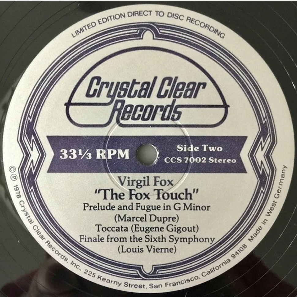Virgil Fox - The Fox Touch Volume Two