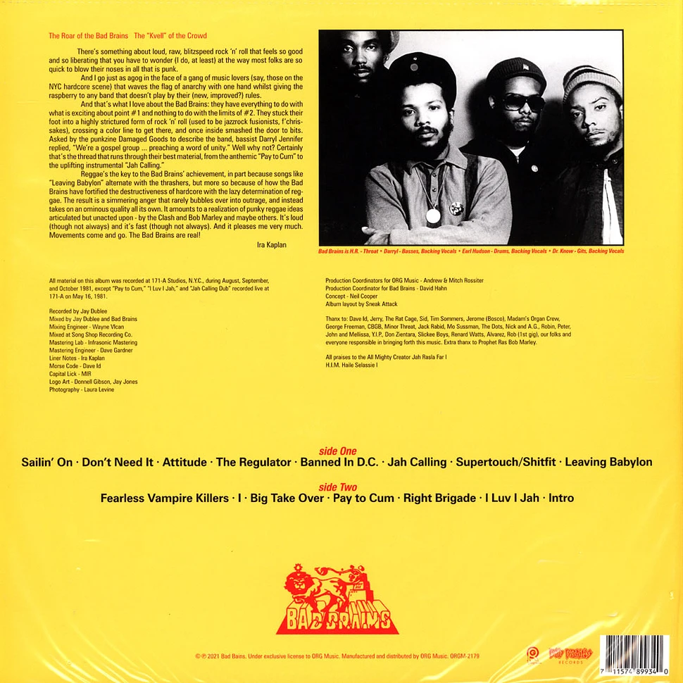 Bad Brains - Bad Brains