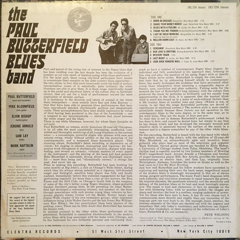The Paul Butterfield Blues Band - The Paul Butterfield Blues Band