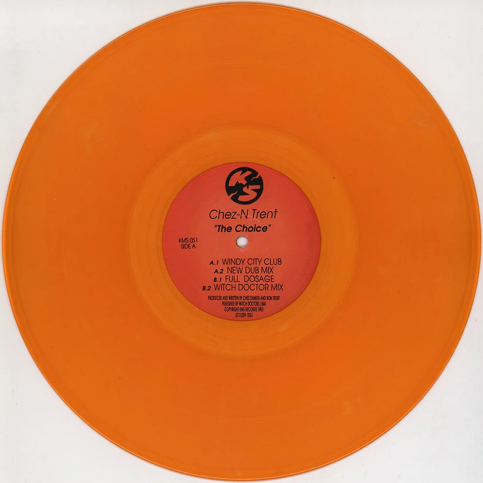 Chez-N Trent (Chez Damier & Ron Trent) - The Choice Orange Vinyl Edition