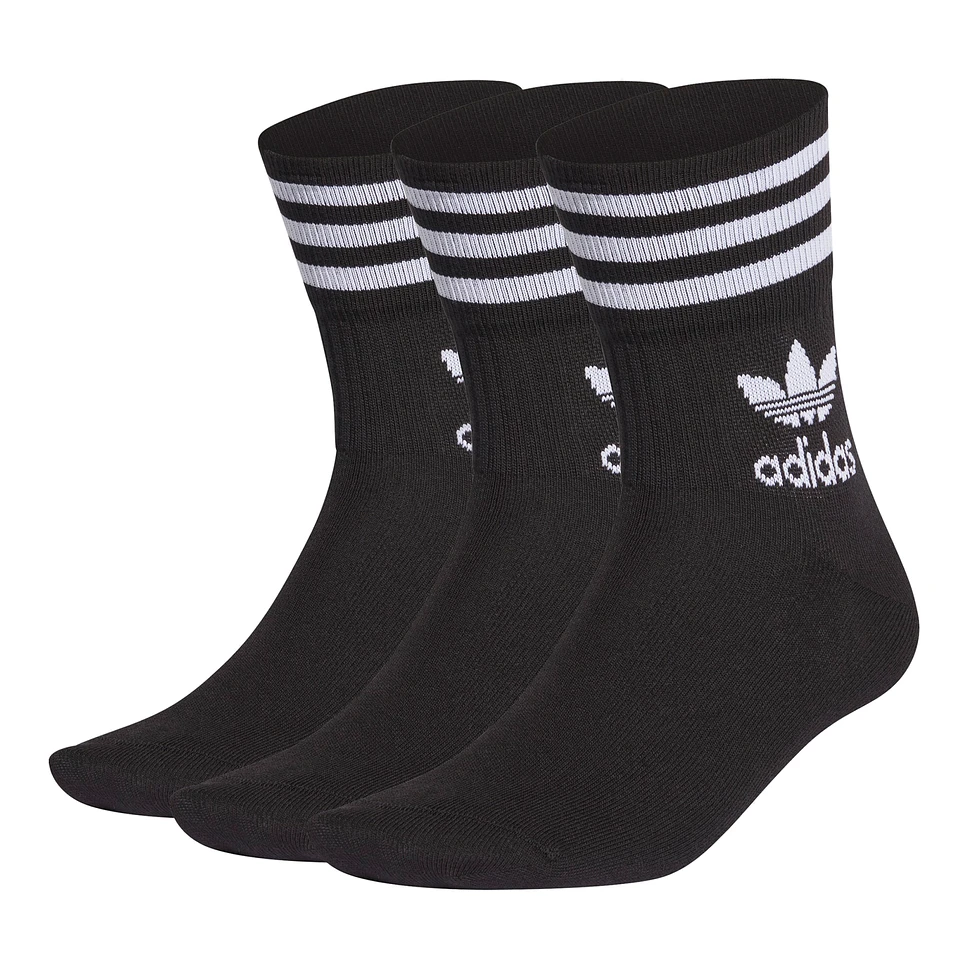 adidas - Mid Cut Solid Crew Sock (Pack of 5)