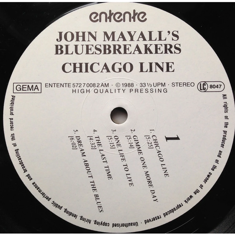 John Mayall & The Bluesbreakers - Chicago Line