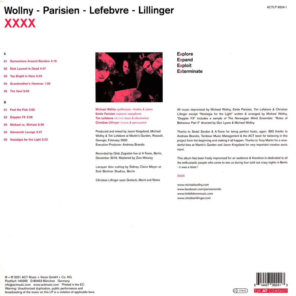 Wollny, Parisien, Lillinger & Lefebvre - XXXX