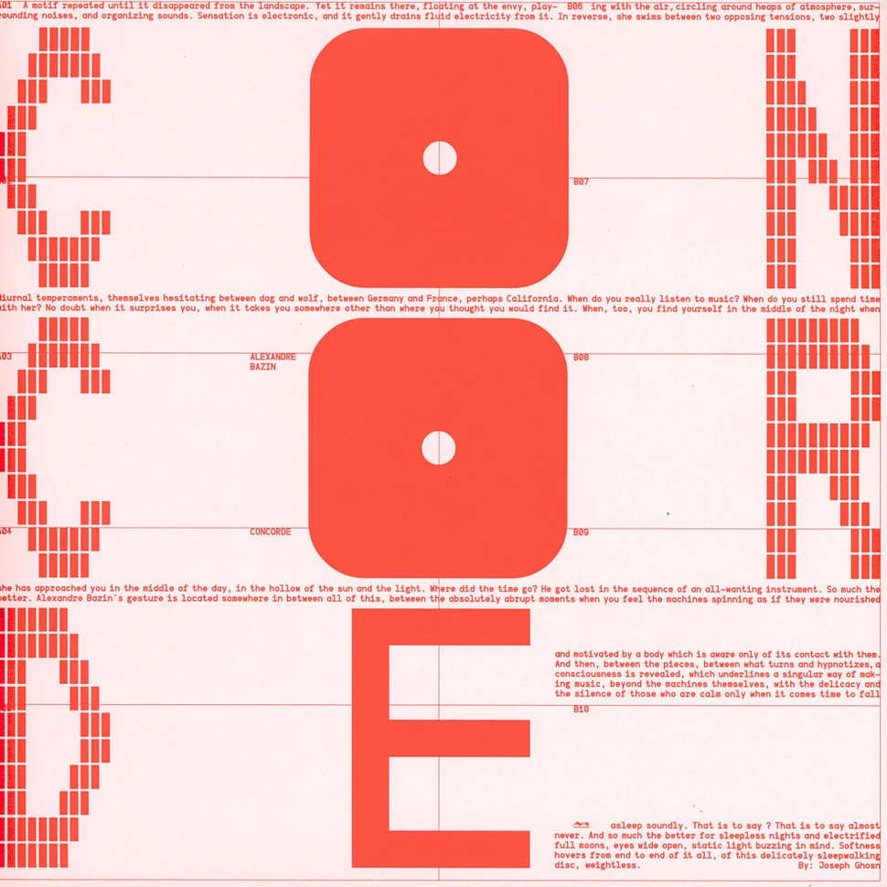 Alexandre Bazin - Concorde Red Vinyl Edition