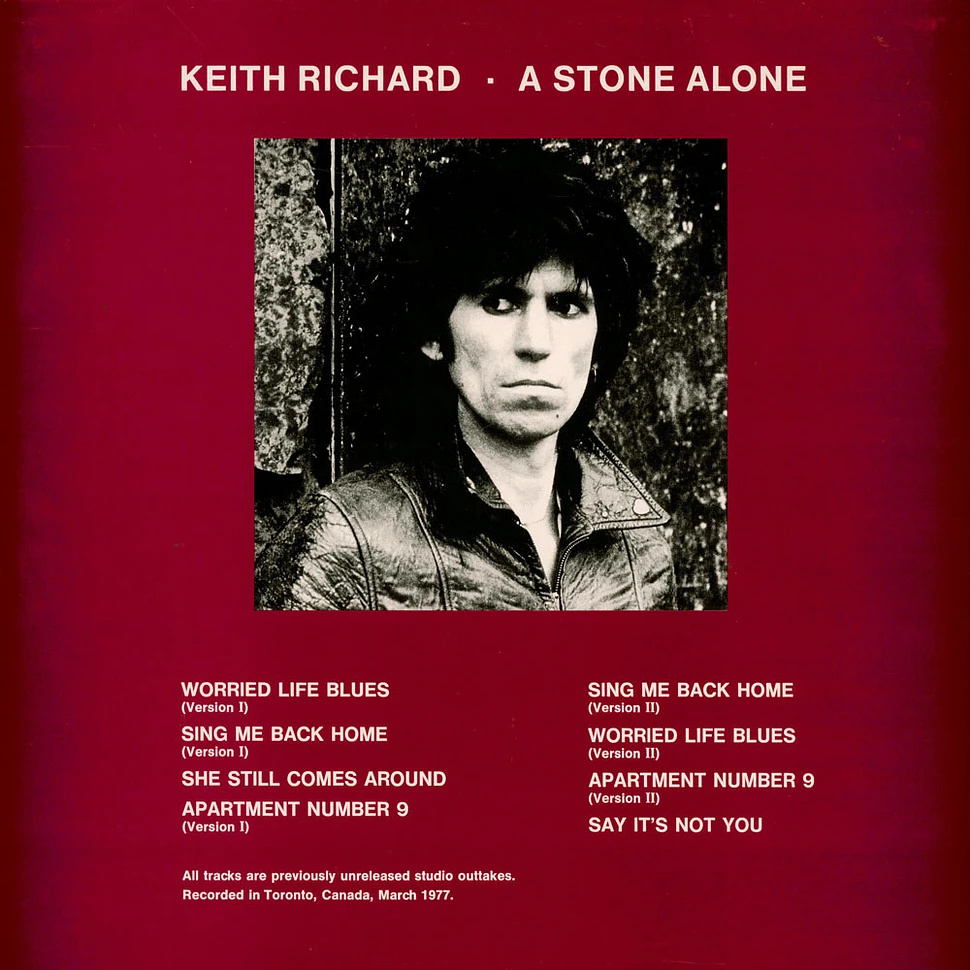 Keith Richards - The Toronto Session - A Stone Alone