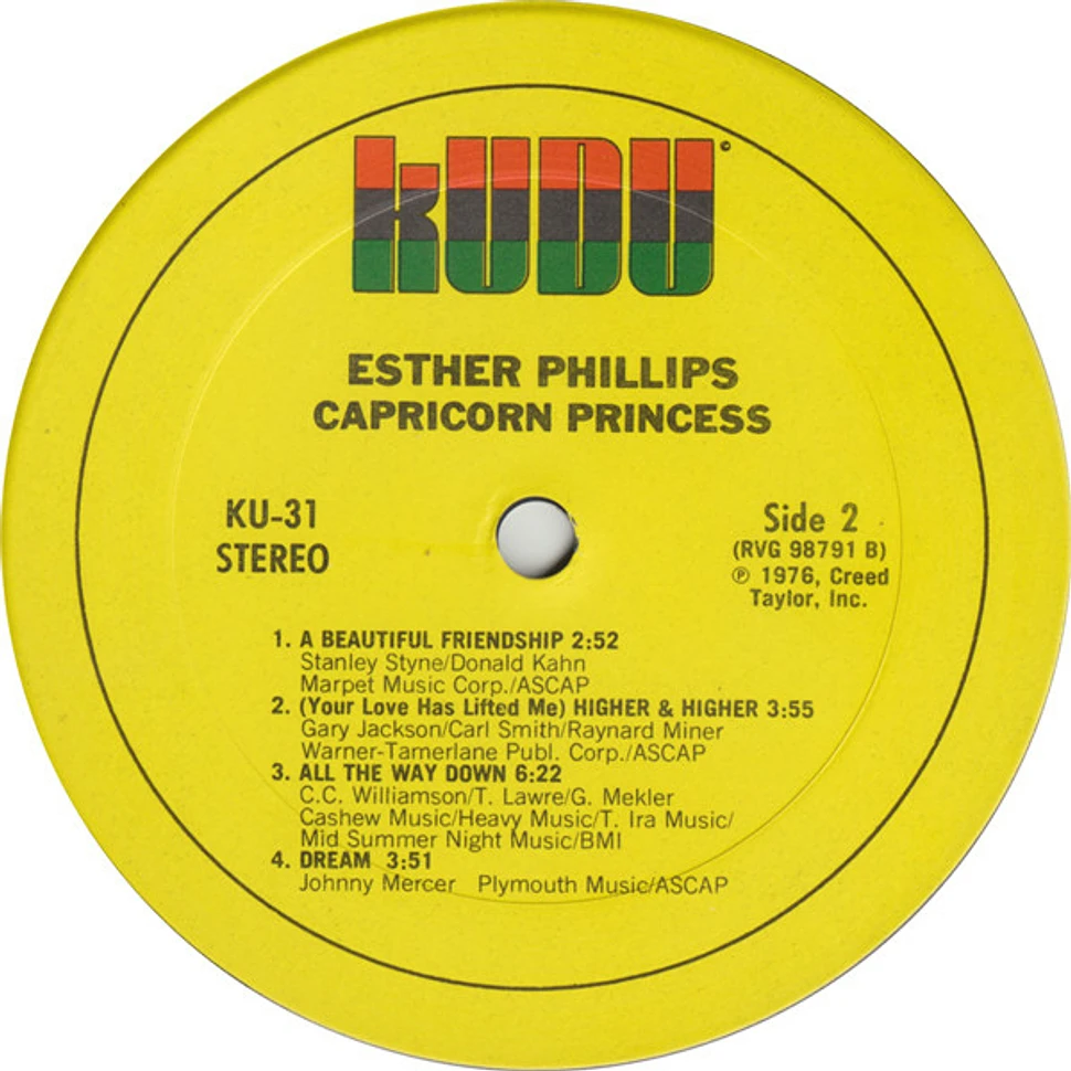 Esther Phillips - Capricorn Princess
