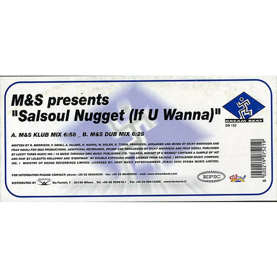 M&S - Salsoul Nugget (If U Wanna)