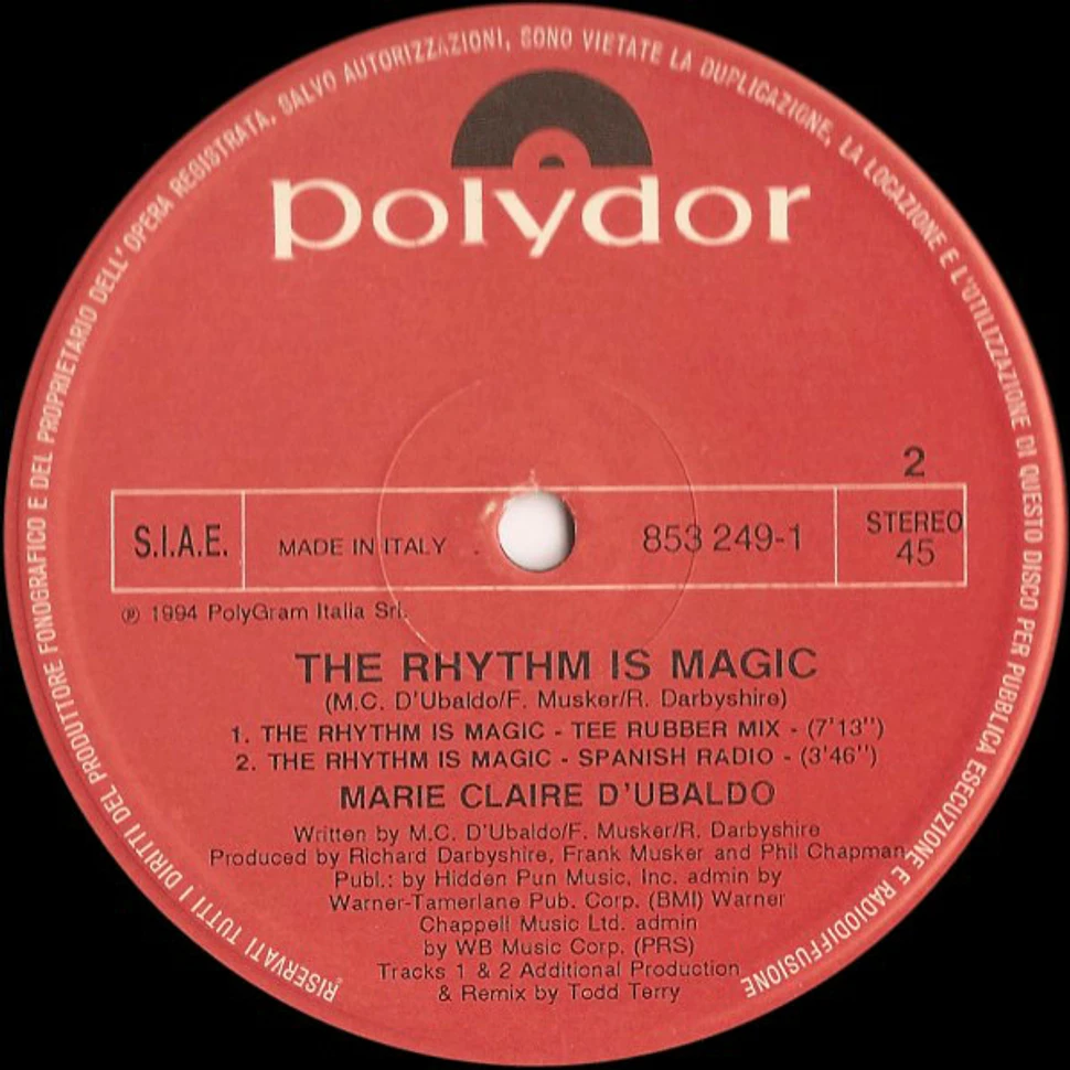 Marie-Claire D'Ubaldo - The Rhythm Is Magic