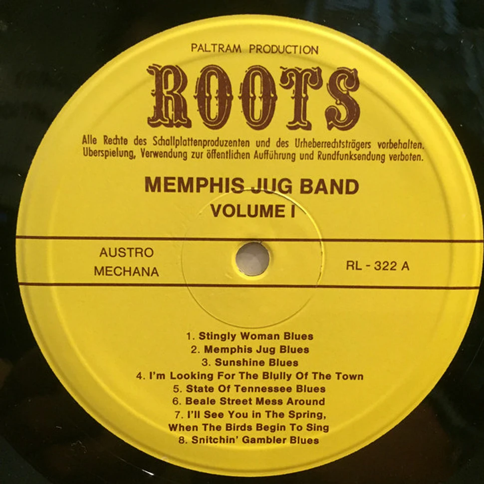 Memphis Jug Band - Volume 1 1927-1929