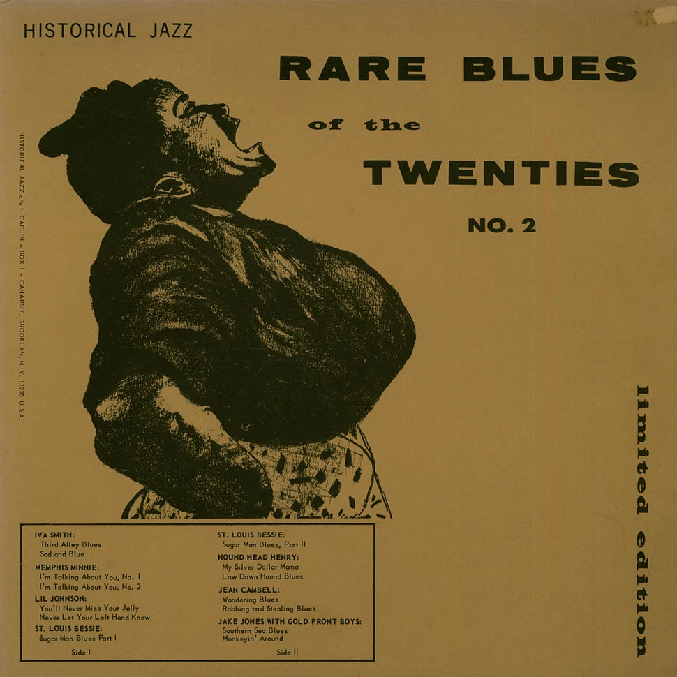 V.A. - Rare Blues Of The Twenties No. 2