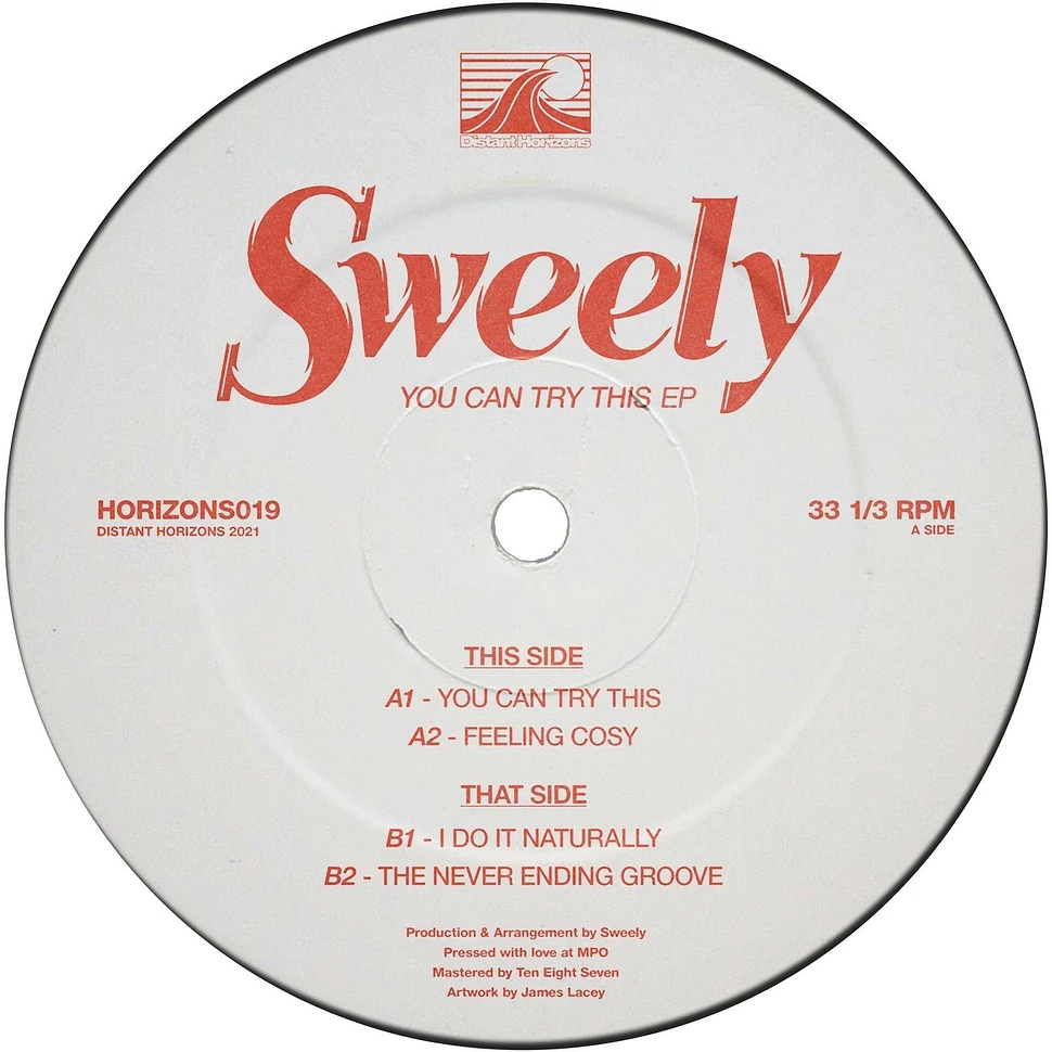 Sweely - You Can Try This EP Red Marbled Vinyl Edition 2023 Repress