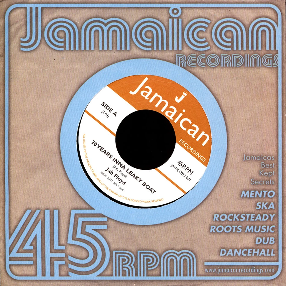 Jah Floyd - 20 Years Inna Leaky Boat Record Store Day 2021 Edition