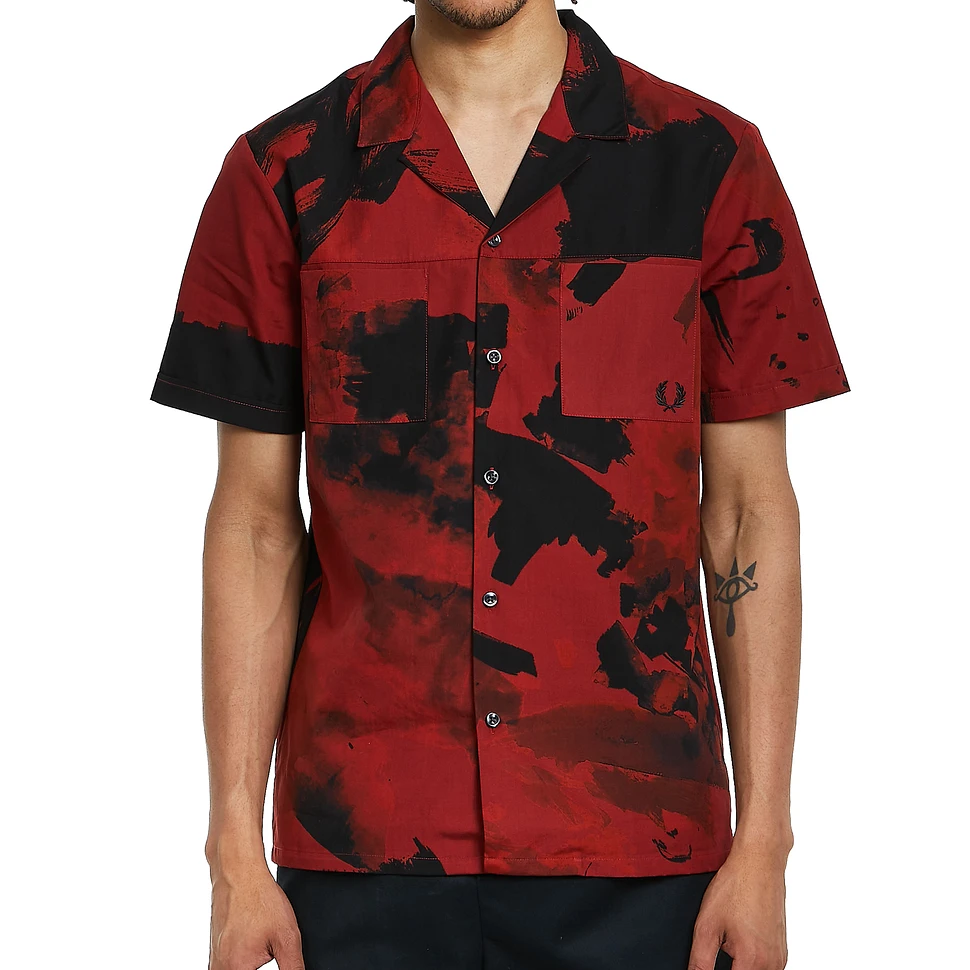 Fred Perry x Charlie Casely-Hayford - Printed Rever Collar Shirt
