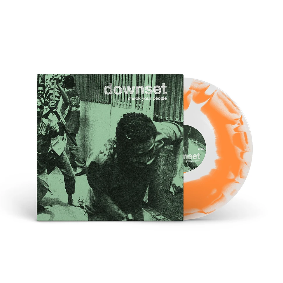 Downset - Check Your People White / Orange Vinyl Edition