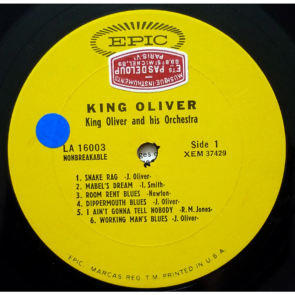 King Oliver & His Orchestra - King Oliver And His Orchestra