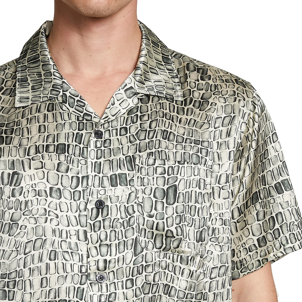 Stüssy - Croc Pattern Silk Shirt