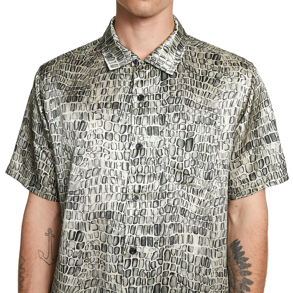 Stüssy - Croc Pattern Silk Shirt