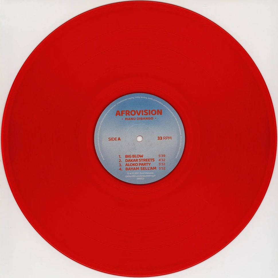 Manu Dibango - Afrovision Red Vinyl Edition