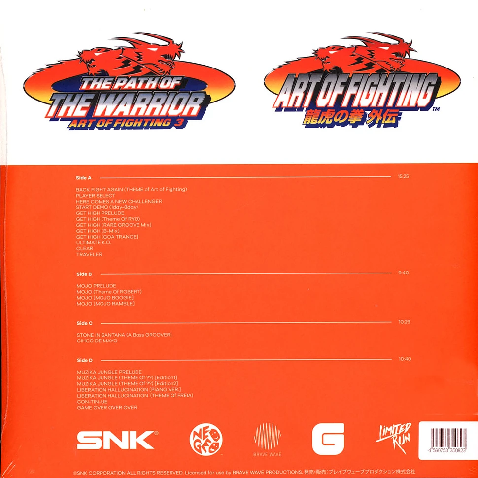 SNK Neo Sound Orchestra - OST Art Of Fighting Volume 3 Remastered Grey & Orange Vinyl Edition