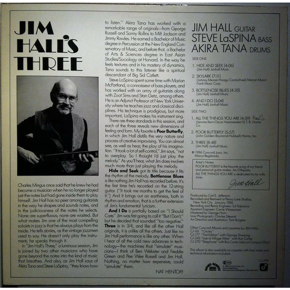 Jim Hall - Jim Hall's Three