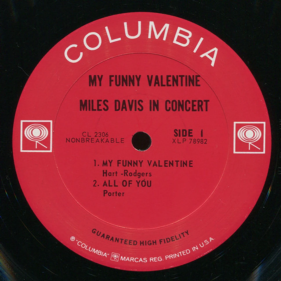 Miles Davis - My Funny Valentine - Miles Davis In Concert