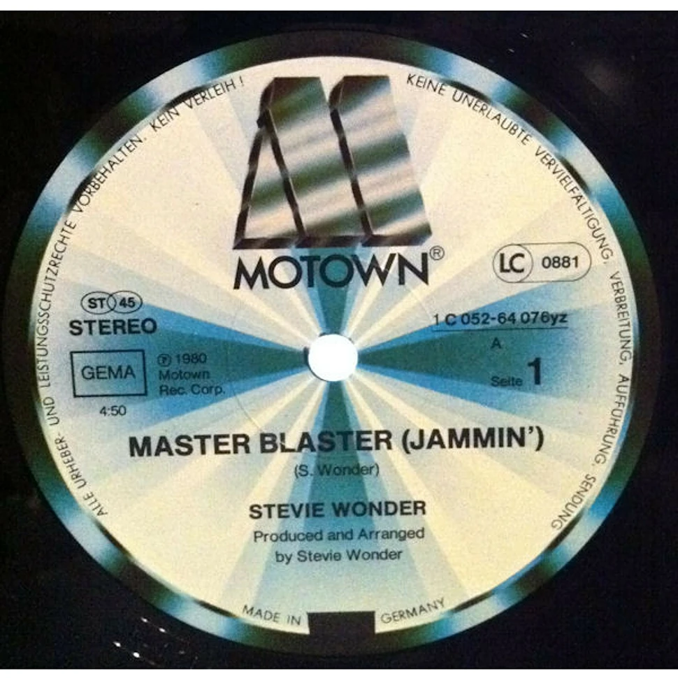 Stevie Wonder - Master Blaster