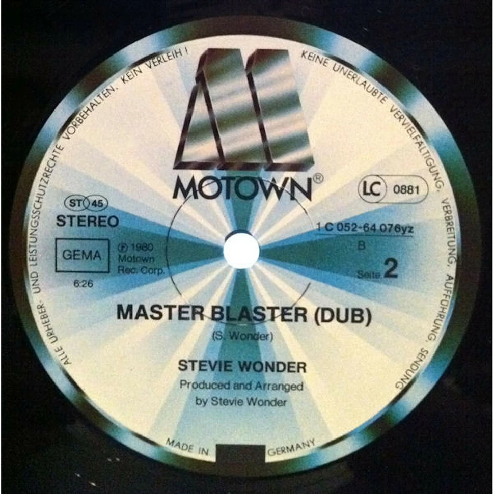 Stevie Wonder - Master Blaster